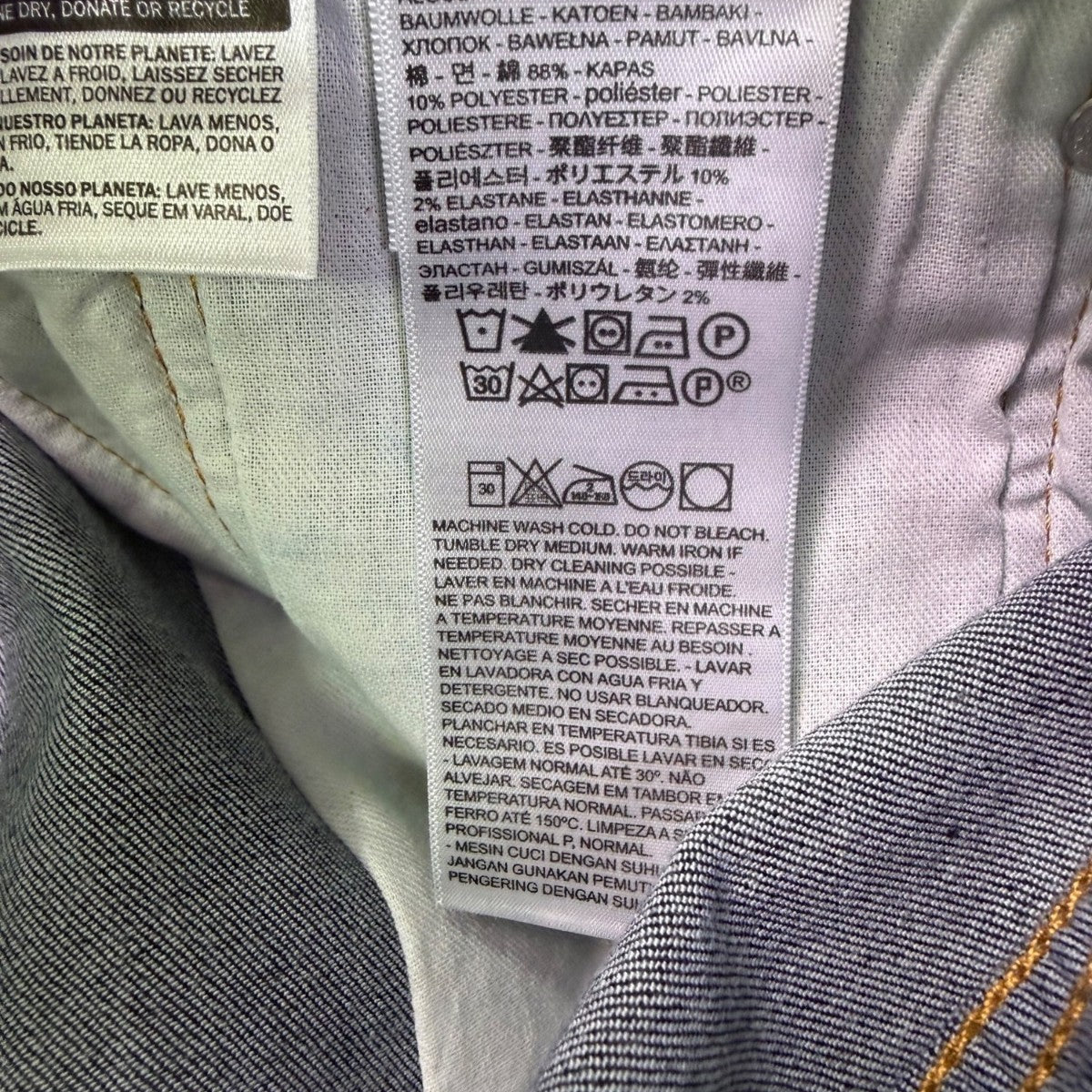 Levis 512 Slim Taper Mens Jeans Dark Wash Stretch Denim With Tags Sz 36x29