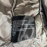 Bernardo Womens Silver Puffer Vest Zippered Front Sz L