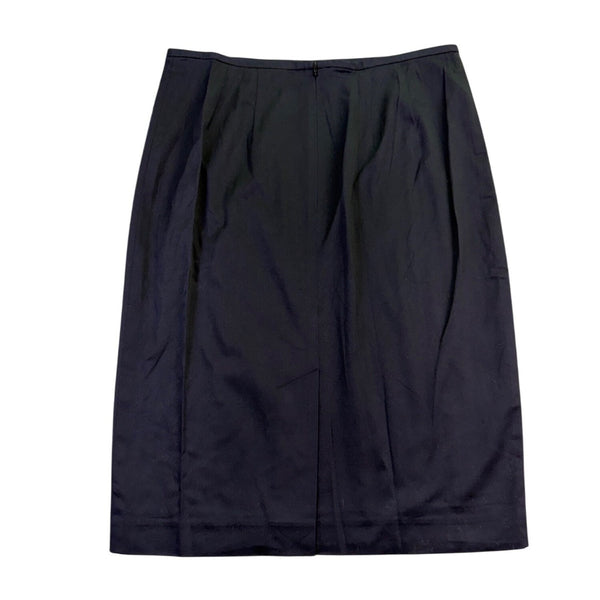 Calvin Klein Womens Black Pencil Skirt For Polished Workwear Size 6