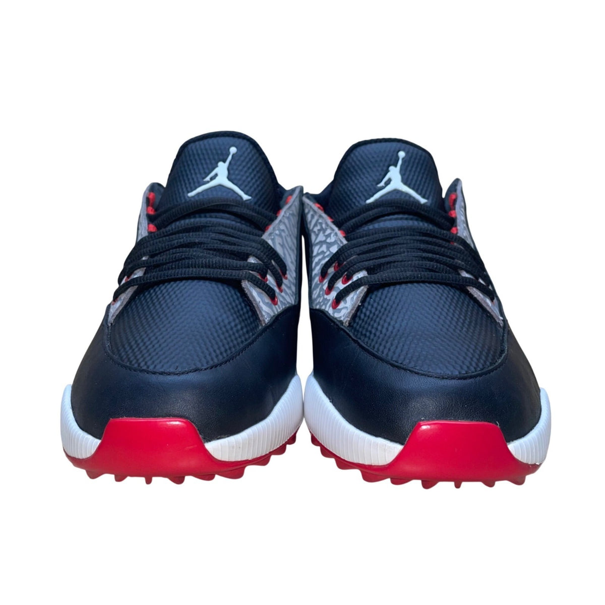 Air Jordan Men’s Black & Red Leather ADG 2 golf Sneakers Size 8.5