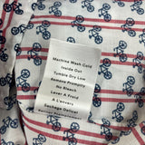 Grayson Women's Bycicle Print Longsleeve Dress Shirt Sz 2 New