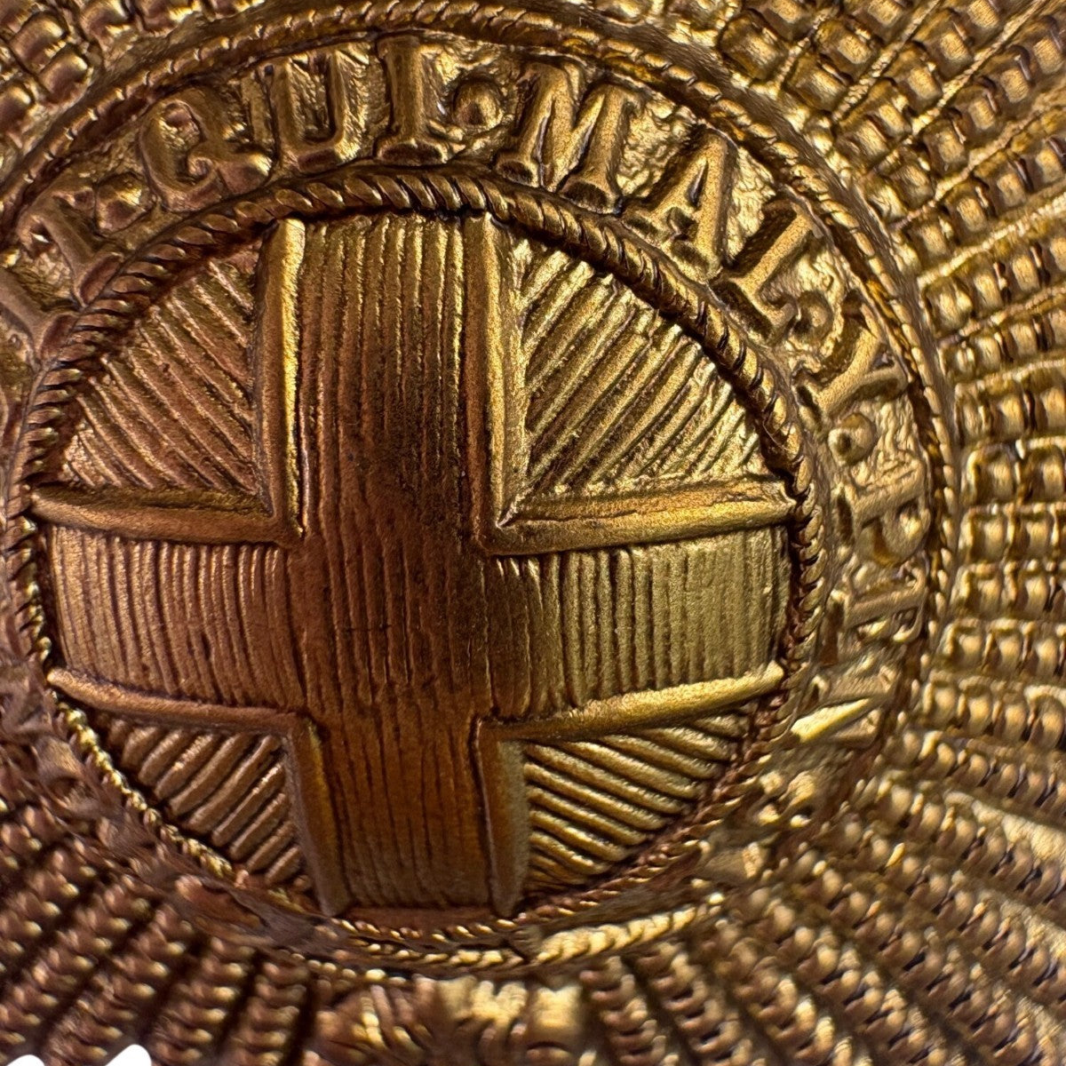 United Kingdom Gold Tone Coldstream Guards Cap Badge Collector’s Item Replica