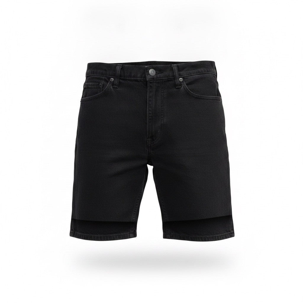 Levis women’s Black Stretch Denim Shorts 511 Slim Fit Casual Style Size 36