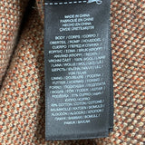 RRL Ralph Lauren Plaid Wool-Blend Shirt Jacket Beige & Rust Mens Size L - New