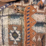 Carlos Ibanez Mens Brown Wool & Suede Western Toggle Coat Vintage Design Sz 54