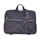 Tumi Men’s Black Ballistic Nylon Rolling Expandable Carry-On Travel Luggage