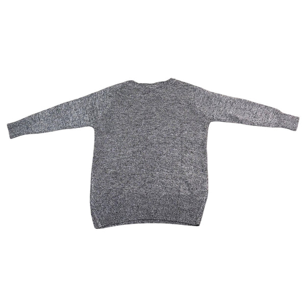 Ashley Stewart Womens Gray V-Neck & Long Sleeve Sweater Plus Size 22/24