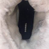 Sorel Women’s Gray Leather With Faux Fur Lining Waterproof Winter Boots Size 10