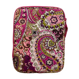 Vera Bradley Women’s Multi Quilted Paisley Floral Zip Laptop Tablet Sleeve Case