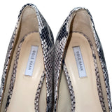 Cole Haan Women’s Beige Snakeskin Leather Closed-Toe Pumps Size 7B