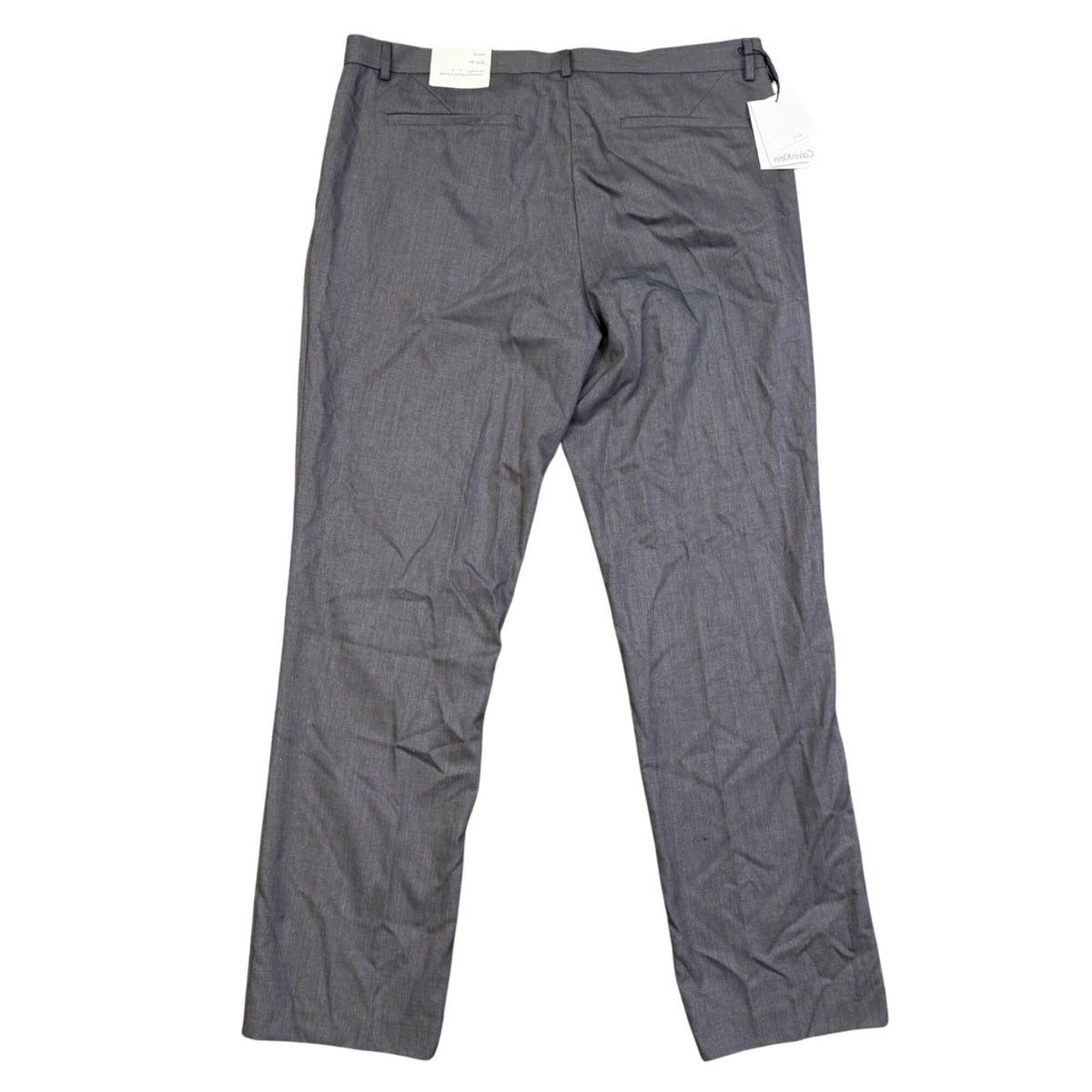 Calvin Klein Mens Gray Slim Fit Dress Pants Size 34x30