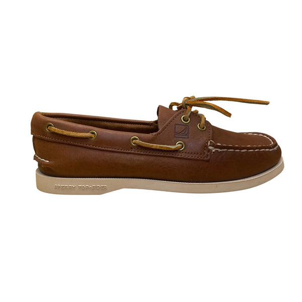 Sperry Women’s Brown Leather Casual Slip-On Top Sider Boat Shoes Size 6M