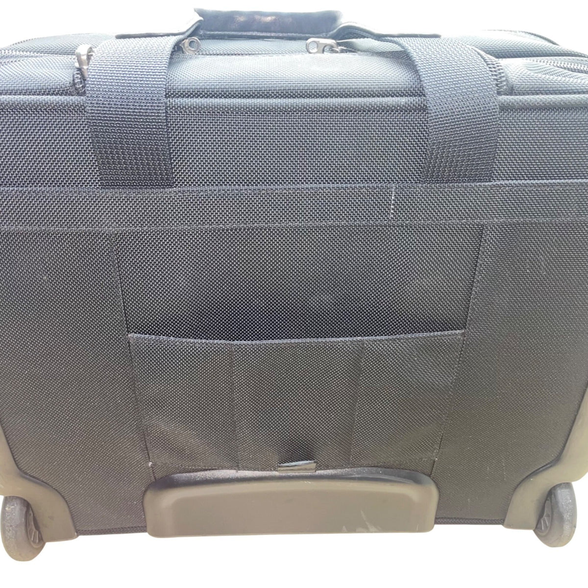 Tumi Men’s Black Ballistic Nylon Rolling Expandable Carry-On Travel Luggage