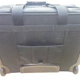 Tumi Men’s Black Ballistic Nylon Rolling Expandable Carry-On Travel Luggage