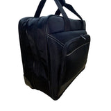 Amazon Basics Black Nylon With Handle Multi-Compartments Rolling Laptop Case