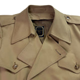 Vintage Christian D Mens Beige Trench Coat  Belted Classic Size 44R