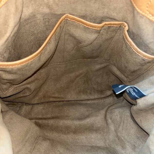 Liz Claiborne Women's Light Brown Leather Shoulder Bag Sz L