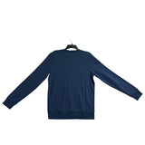 Under Armour Mens Blue & Black Colorblock SweatshirtLong Sleeve Loose Fit Sz S