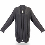 Barefoot Dreams Womens Carbo Cozychic Lite Side Zip Cardigan Size L