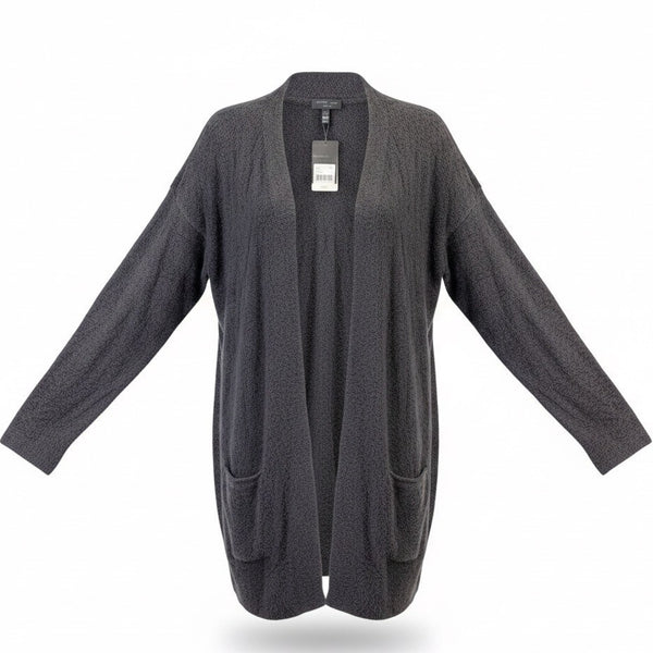 Barefoot Dreams Womens Carbo Cozychic Lite Side Zip Cardigan Size L