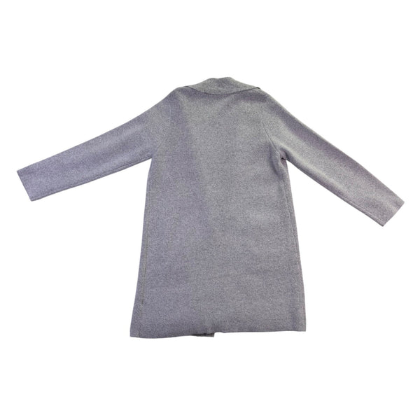Pink Clover Women Gray Long Double Breasted Coat Size L