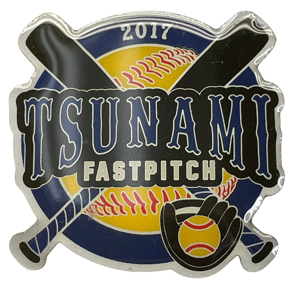 2017 Tsunami Fastpitch Softball Trading Pin By Metro Pins