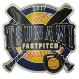 2017 Tsunami Fastpitch Softball Trading Pin By Metro Pins