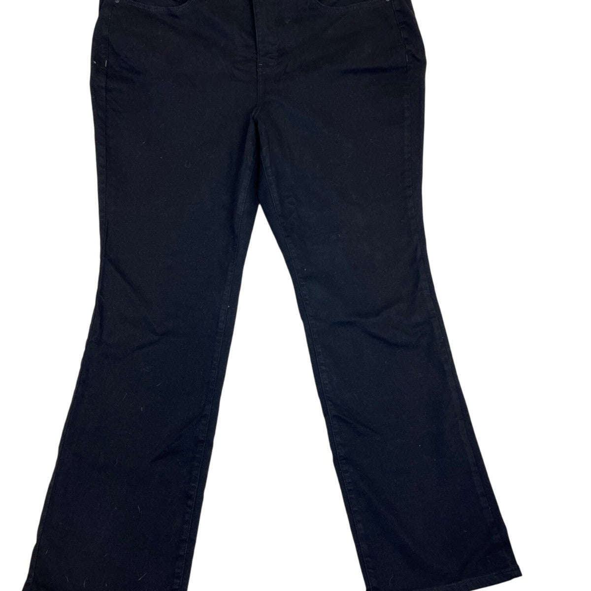 NYDJ Womens Black Denim Straight Leg Jeans  High Rise Tummy Control Sz 22W- New