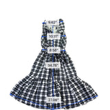 Maeve Anthropologie Womens Black & White Plaid Sleeveless Button-Down Dress Sz 4