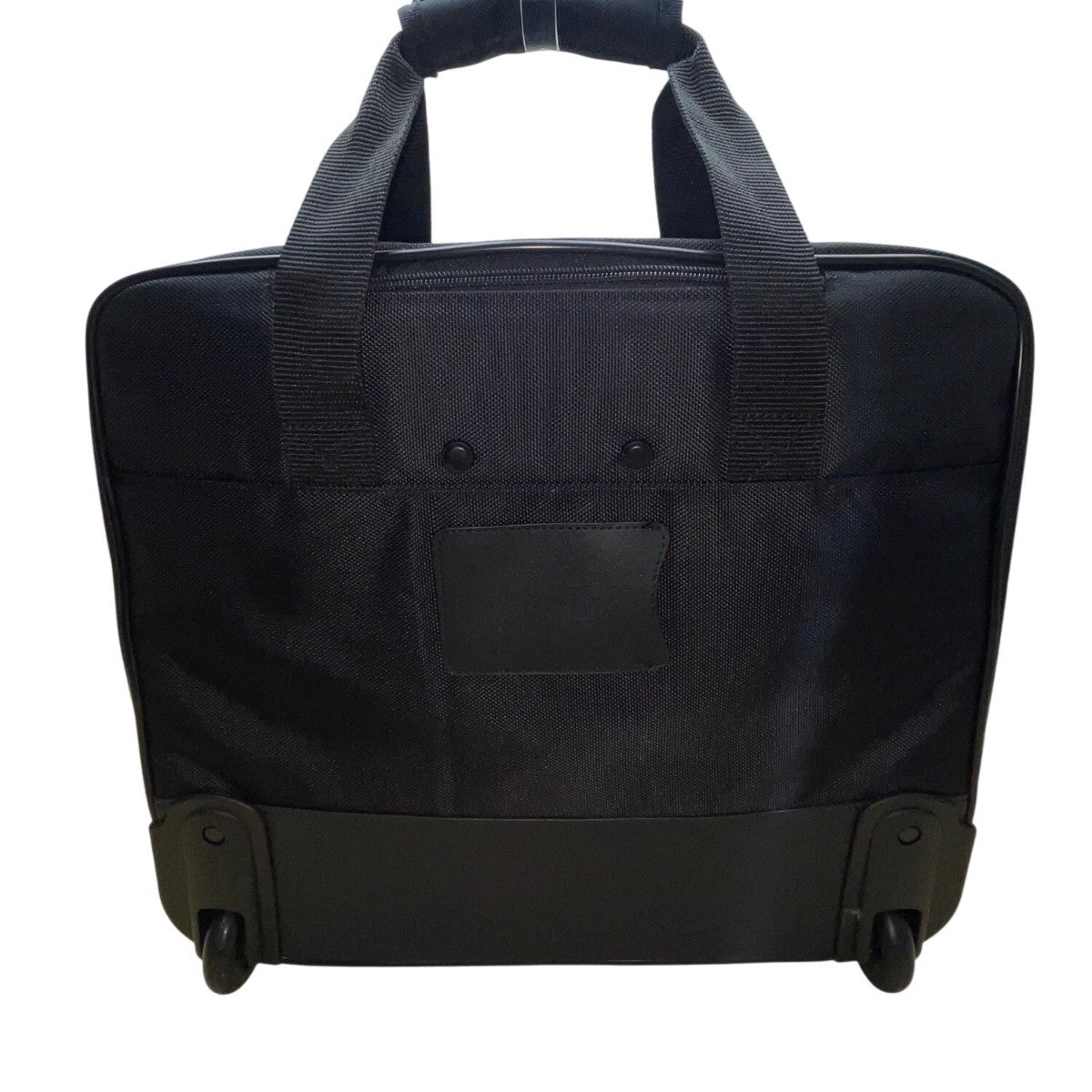 Amazon Basics Black Nylon With Handle Multi-Compartments Rolling Laptop Case