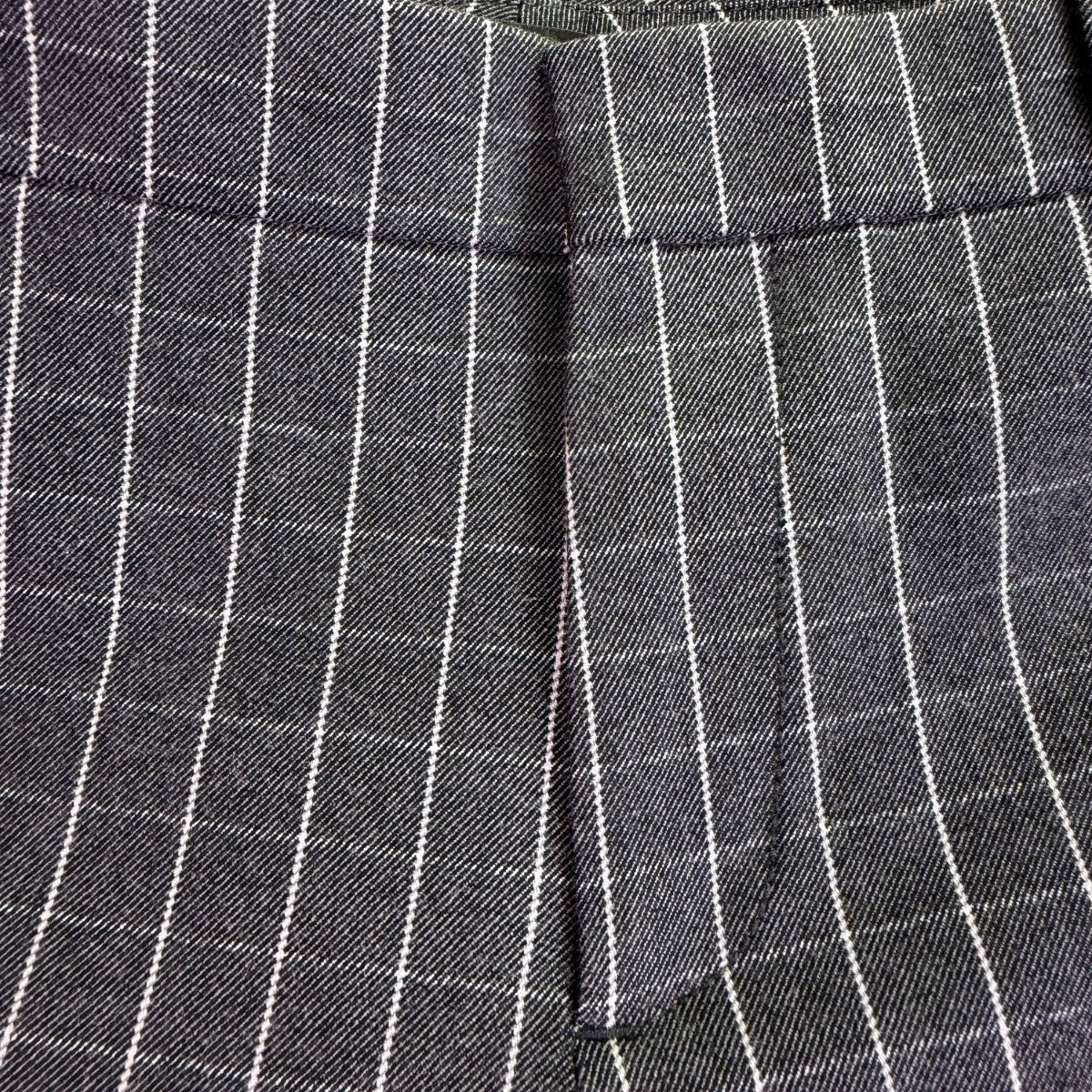 Banana Republic Womens Black Gray Dress Pants Windowpane Print Size 10