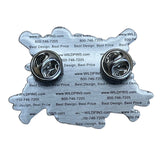 Cape Cod Bass River Rats Enamel Pin With Dual Clutch Backing
