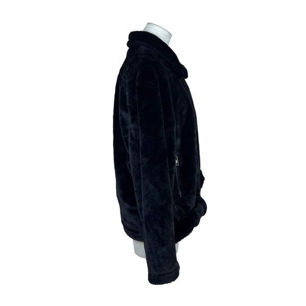 Vintage Havana Womens Black Faux Fur Jacket Size S