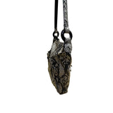 Falchi By Falchi Women’s Black/White Snake Embossed Zippered Shoulder Bag