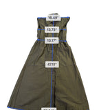 Calvin Klein Womens Olive Sleeveless Maxi Shirt Dress Size 2