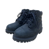 Timberland Boys Black Leather Primaloft Insulated Waterproof Lace-Up Boots Sz 8