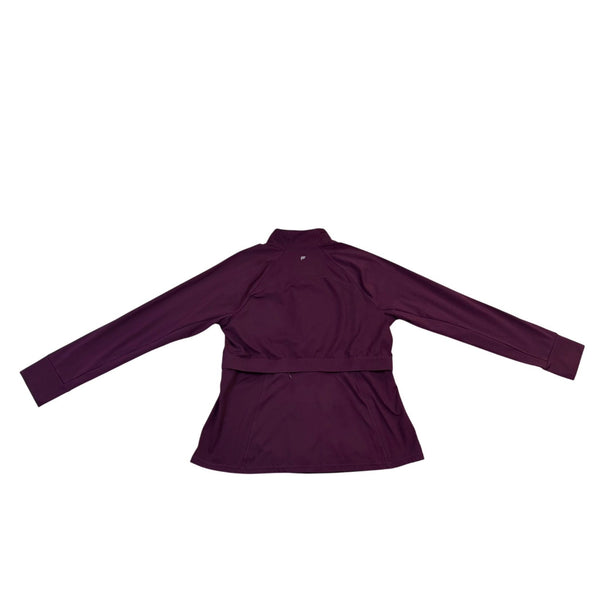 Fabletics Womens Purple Performance Zip Front Mock Neck Athletic Jacket Size S
