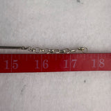 Sterling Silver Italy Womens Snake Chain Necklace Adjustable Lobster Clasp