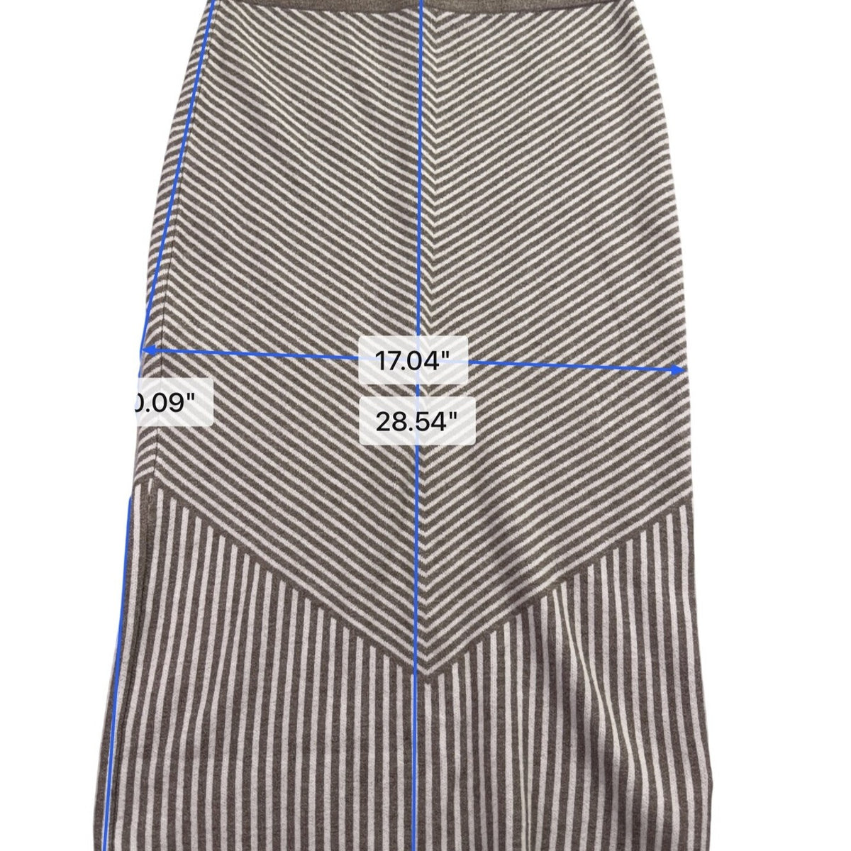 Rachel Zoe Womens Beige Striped Turtleneck Sweater & Maxi Skirt Set S