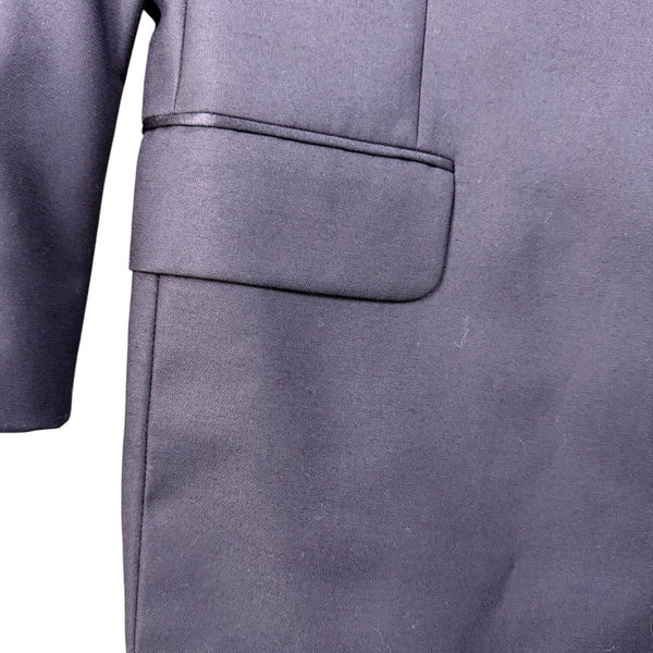 Jos. A. Bank Mens Black Wool Tuxedo Notch Suit Set Jacket Sz 48RG Pants 39x27