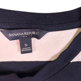 Banana Republic Womens Black & White Striped T-Shirt Dress Casual Style Size S