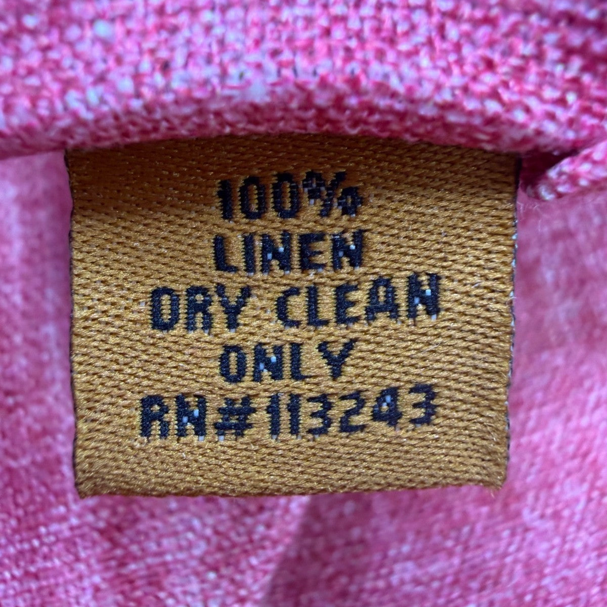 Tie Bar Mens Pink Linen Necktie Polished Slim Fit Modern Look Solid Design