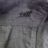 Coastal Long Sleeve Mens Gray Button-Up Shirt With Pockets Size XL