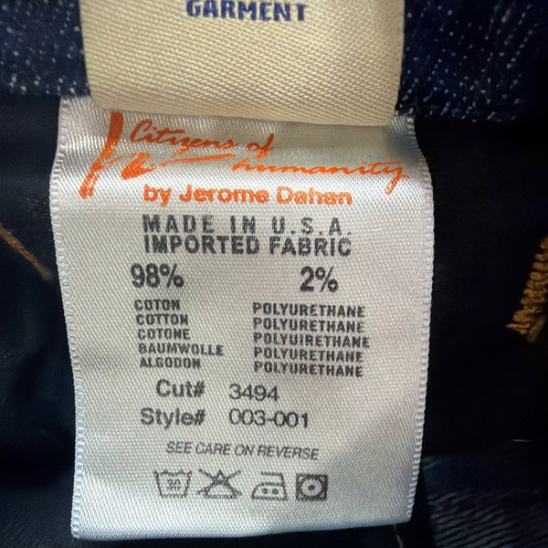 Citizens Of Humanity Womens Blue Cotton Blend Flare Leg Jeans Size 25