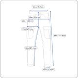 Military Issued Brown Cargo Pants Adjustable Waist & Button Fly Sz Meduim-Long