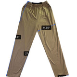 Woman Within Womens Tan Straight-Leg Pants With Elastic Waist & Pockets Size 12