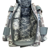 Safeguard Unisex Gray Camo Nylon Multipurpose Zipper Compartments Duffel Bag