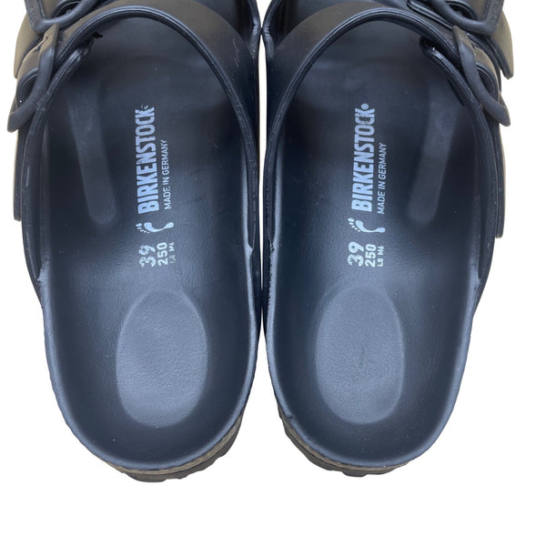 Birkenstock Women’s Black EVA Arizona Two-Strap Comfort Slip-On Sandals Sz  8/39