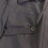 Banana Republic Womens Navy Trench Coat Polyester Fabric Belt Tie Petite Size S