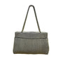 Vintage Whiting & Davis Women’s White Alumesh US Made Beaded Shoulder Bag